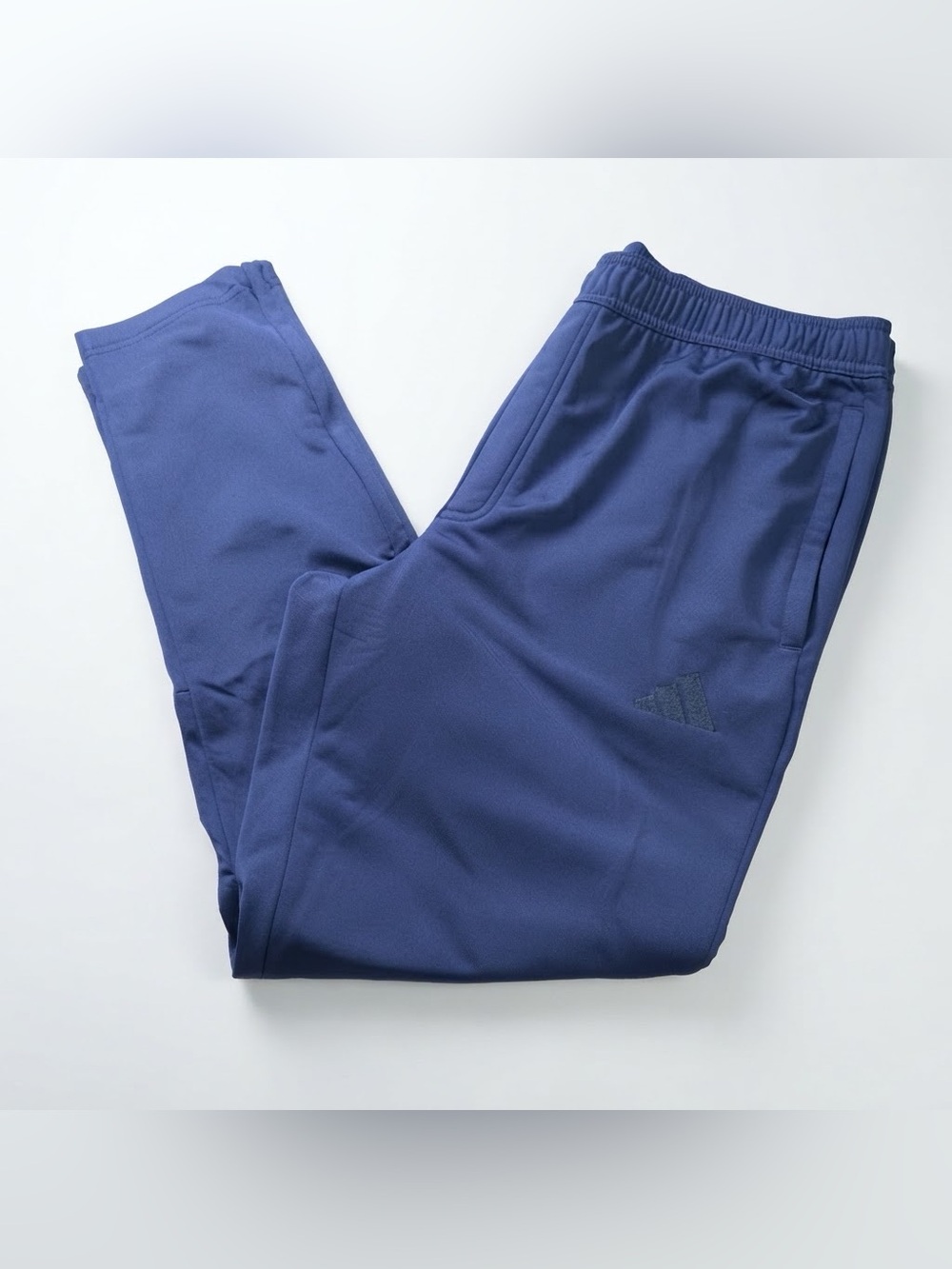 Adidas Track Pants Men XL Blue Athletic Joggers Training Gym Sweatpants EUC